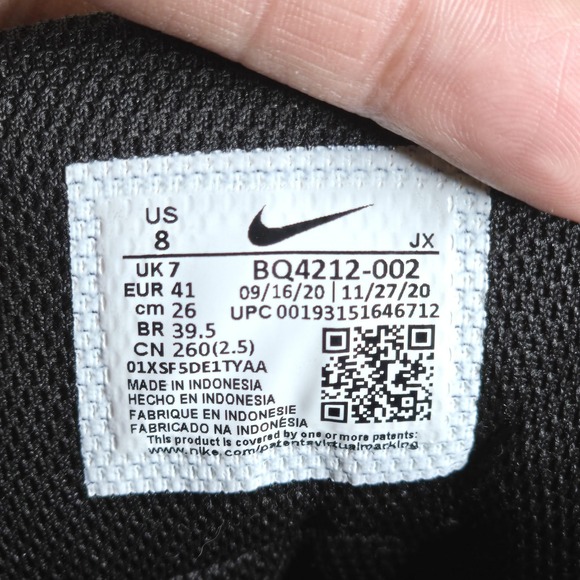 Nike Air Flight 89 Shoes Mens Size 8 Basketball Leather BQ4212-002 Sneakers - Picture 11 of 11